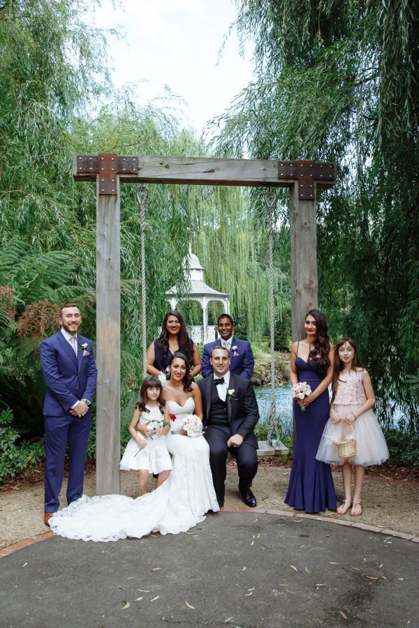 Lina and Matthew's wedding day in Eltham, frame 187