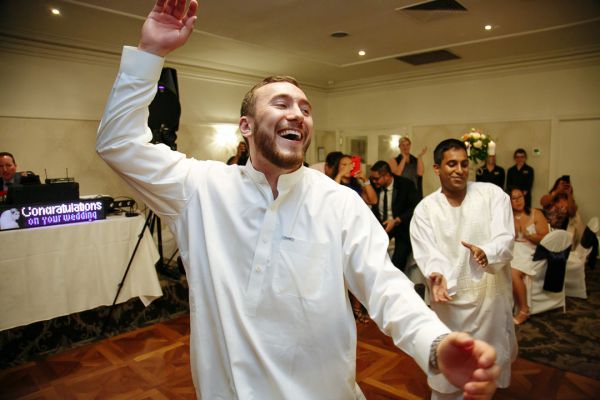 Lina and Matthew's wedding day in Eltham, frame 355