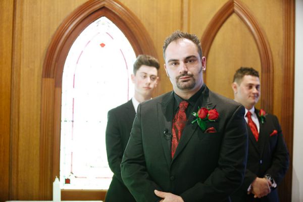Christie and Charles' wedding day in Eltham, frame 072