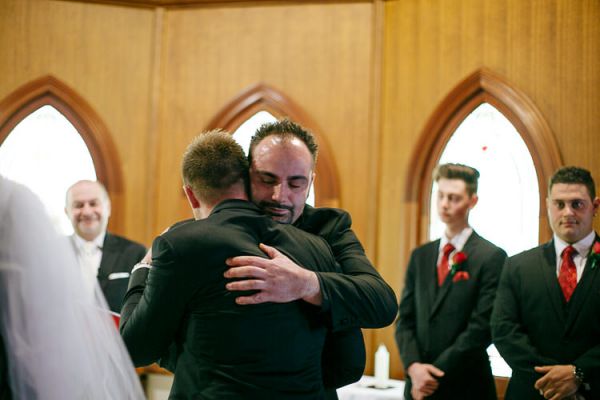 Christie and Charles' wedding day in Eltham, frame 081