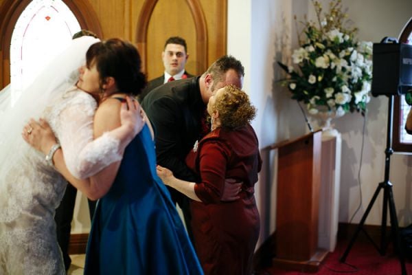 Christie and Charles' wedding day in Eltham, frame 099