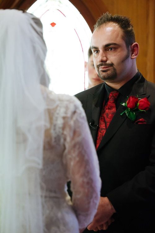 Christie and Charles' wedding day in Eltham, frame 103