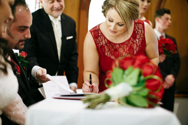 Christie and Charles' wedding day in Eltham, frame 112