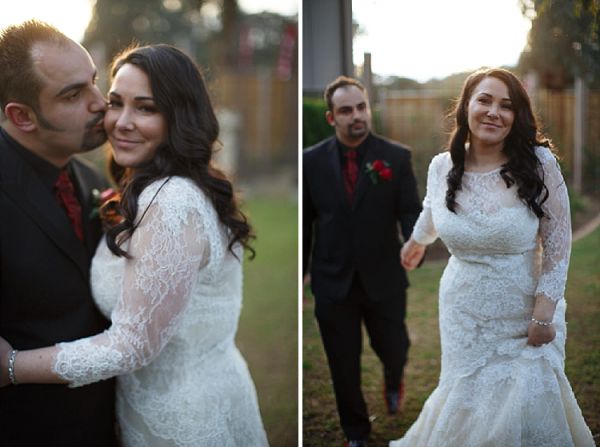 Christie and Charles' wedding day in Eltham, frame 129