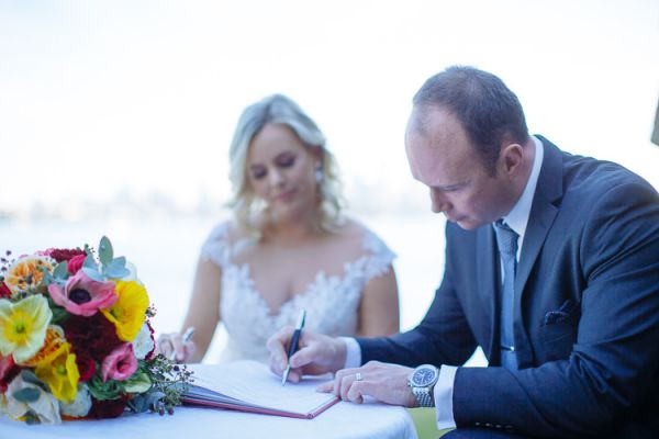 Sabine and Arthur's wedding day in Mosman, frame 067