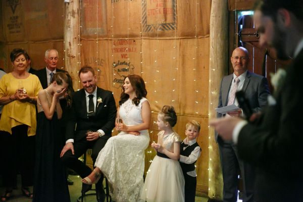 Ashleigh and Mitch's wedding day in Baxter, frame 307