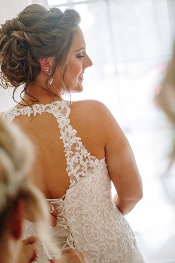Grace and Josh's wedding day in Baxter, frame 004