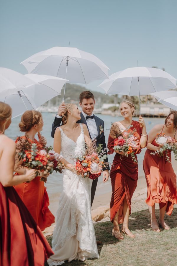 The couple's wedding day in Bayview, frame 028