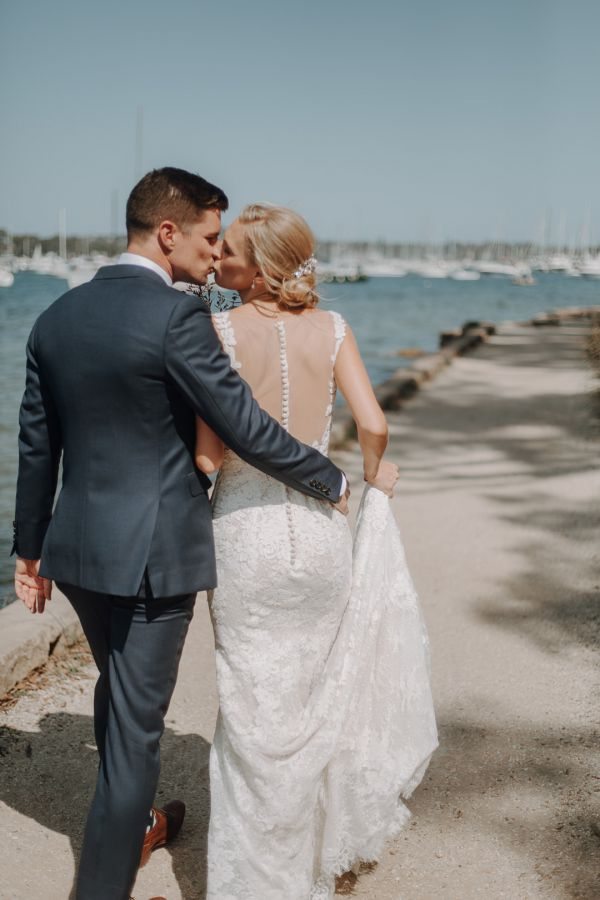 Bayview Yacht Racing Association wedding, the couple, frame 032
