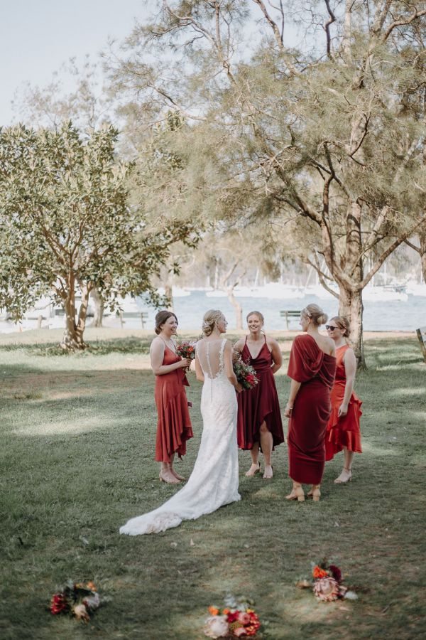 The couple's wedding day in Bayview, frame 046