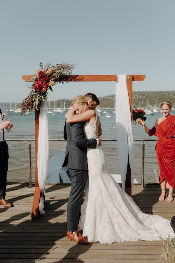 The couple's wedding day in Bayview, frame 058