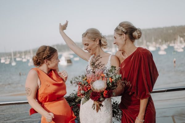 The couple's wedding day in Bayview, frame 064