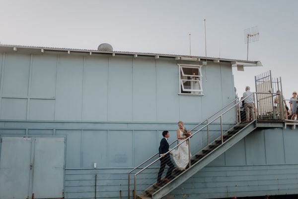 The couple's wedding day in Bayview, frame 070