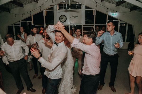 The couple's wedding day in Bayview, frame 085