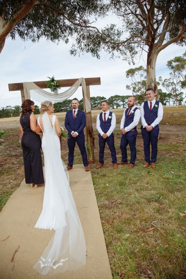 Elly and Marc's wedding day in Bellarine, frame 098