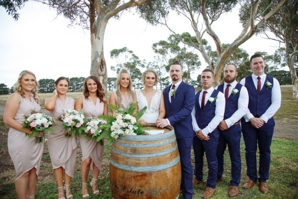 Elly and Marc's wedding day in Bellarine, frame 128