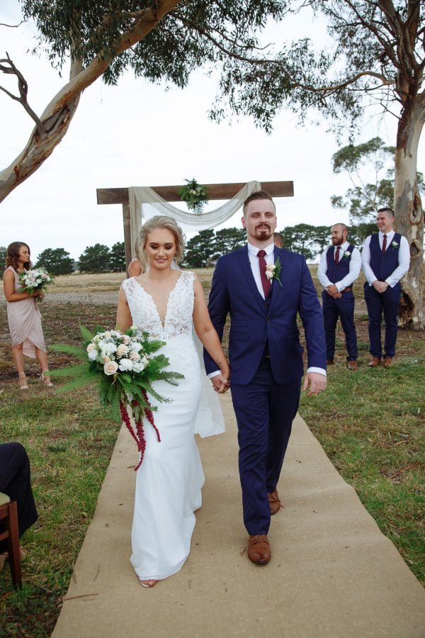Elly and Marc's wedding day in Bellarine, frame 131