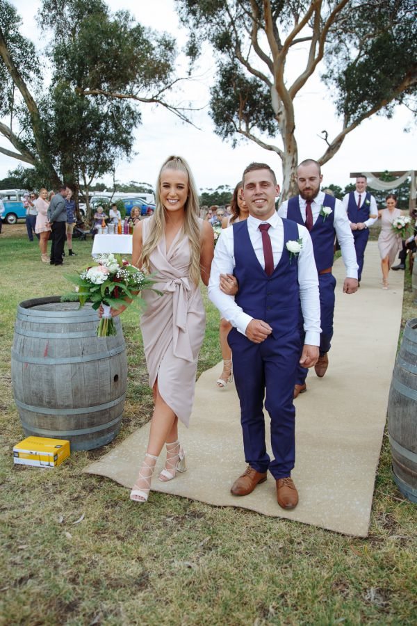 Elly and Marc's wedding day in Bellarine, frame 134