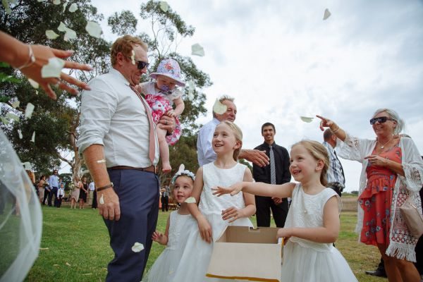 Elly and Marc's wedding day in Bellarine, frame 143