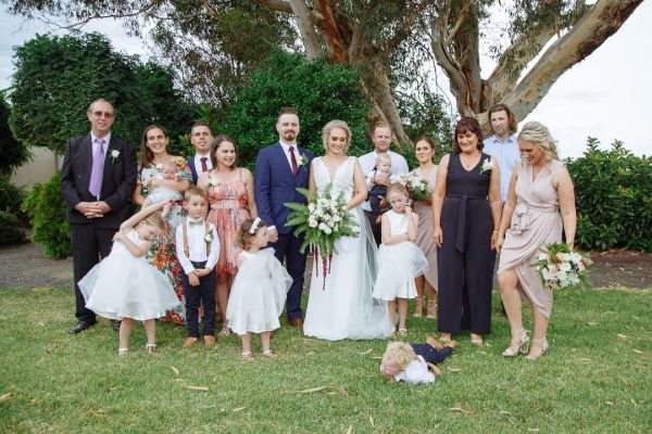 Elly and Marc's wedding day in Bellarine, frame 149