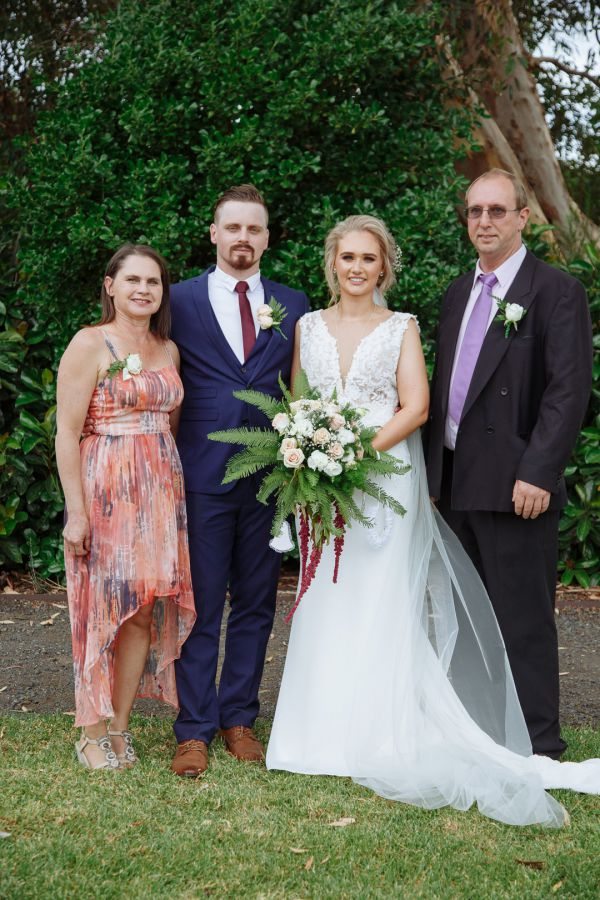Elly and Marc's wedding day in Bellarine, frame 155