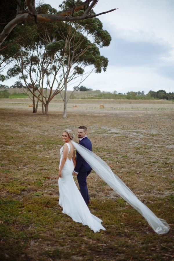 Elly and Marc's wedding day in Bellarine, frame 170