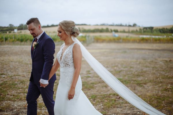 Elly and Marc's wedding day in Bellarine, frame 173