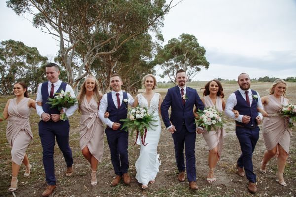 Elly and Marc's wedding day in Bellarine, frame 179