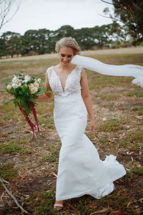 Elly and Marc's wedding day in Bellarine, frame 194