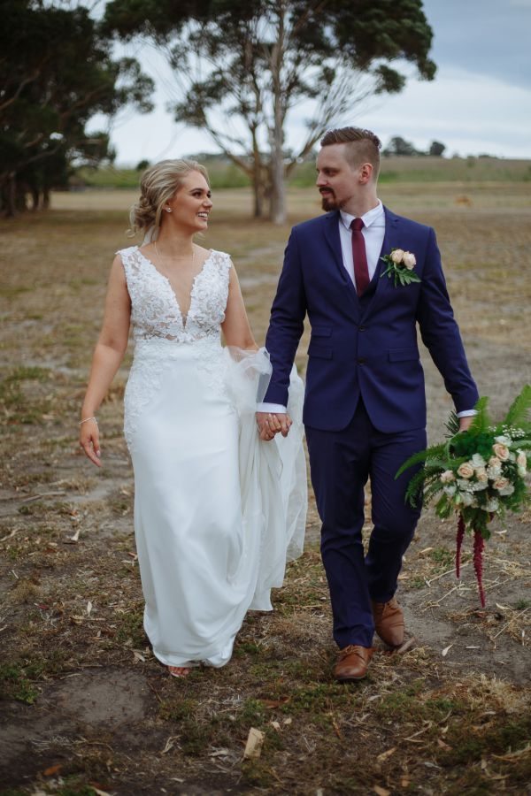 Elly and Marc's wedding day in Bellarine, frame 197