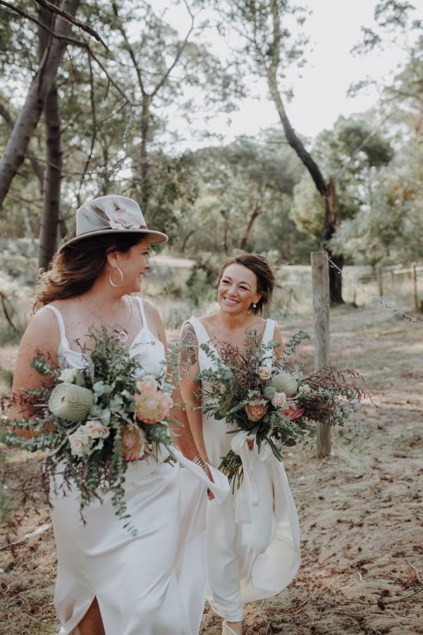 Kylie and Sandy's wedding day in Bellbrae, frame 037
