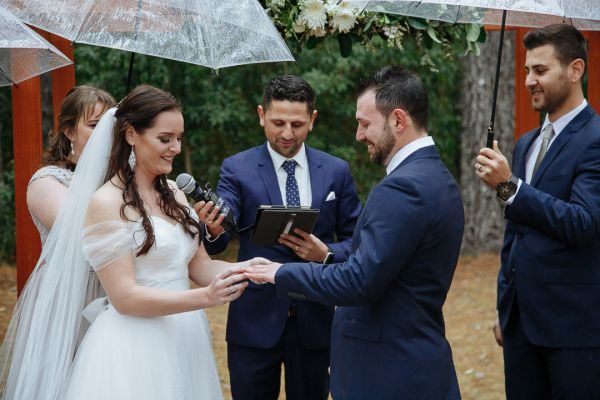 Kirstie and Hussein's wedding day in Bilpin, frame 124