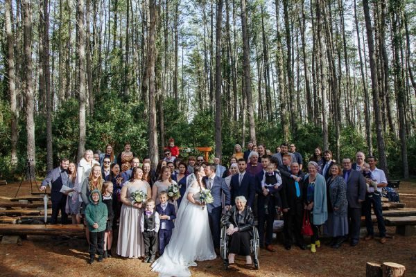 Kirstie and Hussein's wedding day in Bilpin, frame 142
