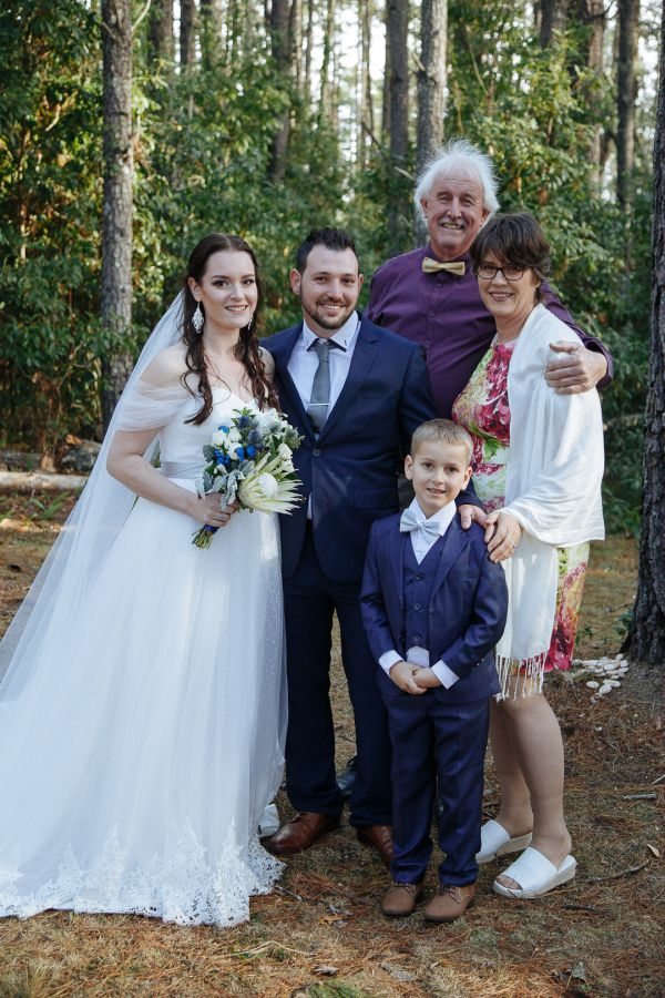 Kirstie and Hussein's wedding day in Bilpin, frame 154