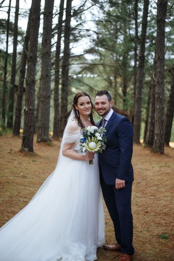 Kirstie and Hussein's wedding day in Bilpin, frame 175