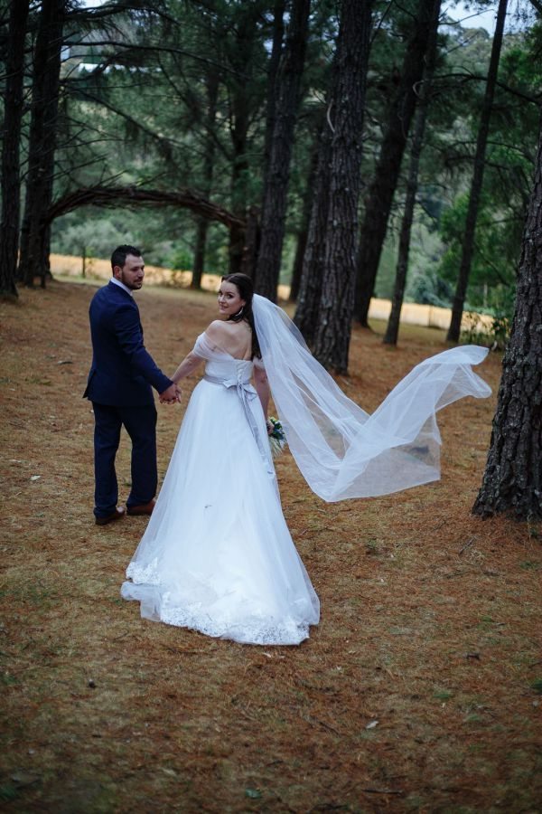 Kirstie and Hussein's wedding day in Bilpin, frame 181