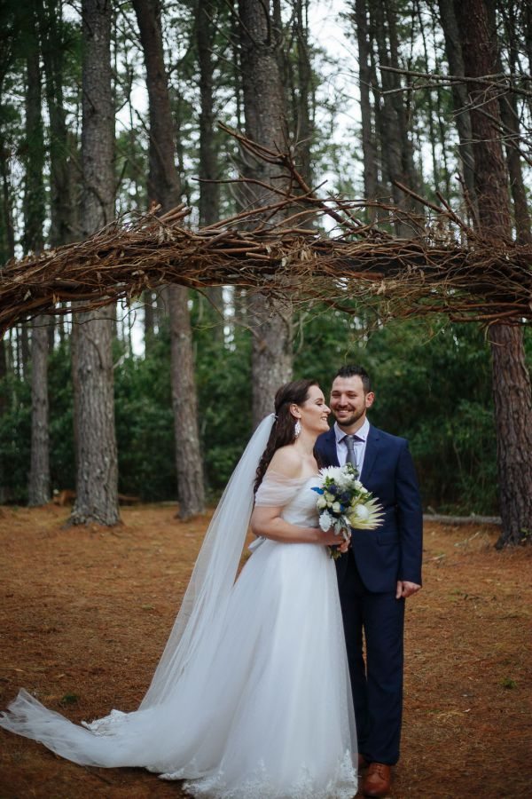 Kirstie and Hussein's wedding day in Bilpin, frame 193