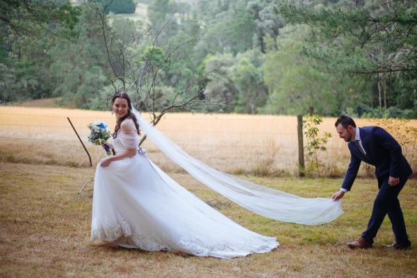 Kirstie and Hussein's wedding day in Bilpin, frame 196