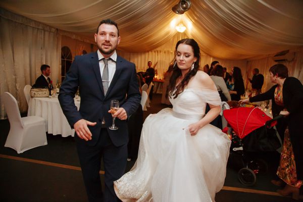 Kirstie and Hussein's wedding day in Bilpin, frame 355