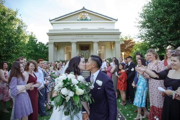 Eleanor and Paul's wedding day in Berry, frame 124
