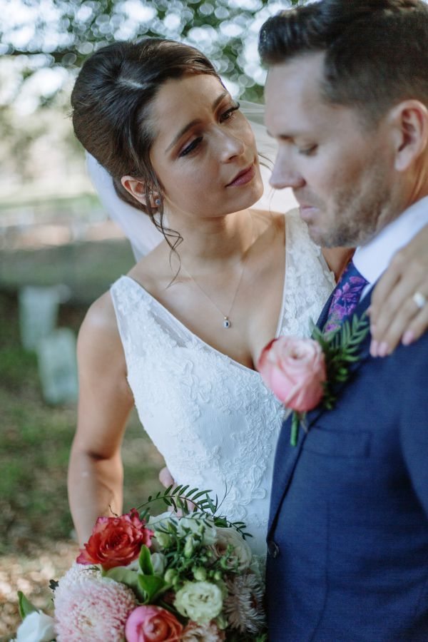 Justine and Chris' wedding day in Berry, frame 121