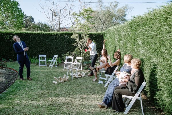 Justine and Chris' wedding day in Berry, frame 157