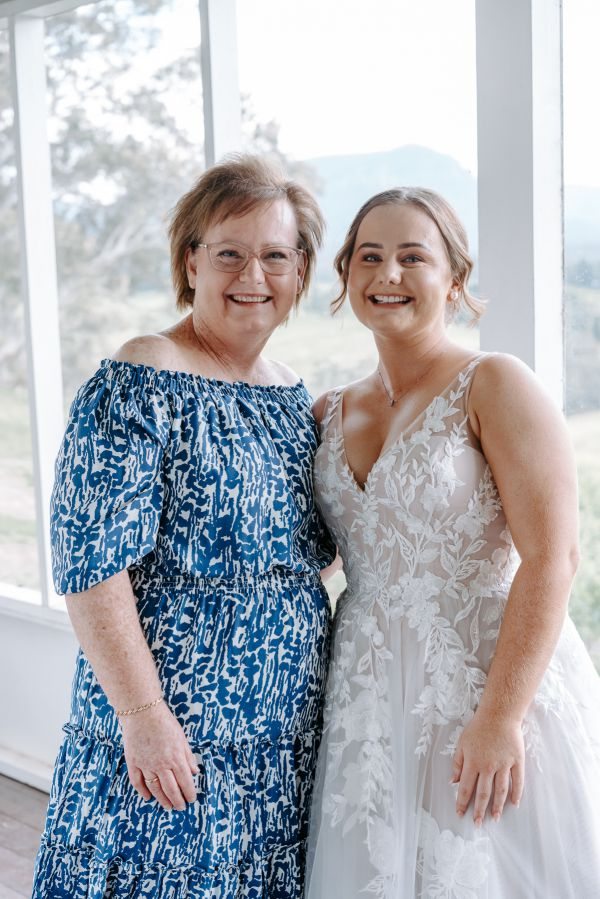 Claire and Brayden's wedding day in Megalong Valley, frame 016