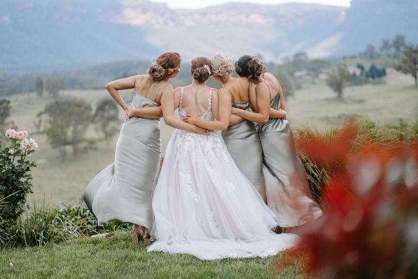 Claire and Brayden's wedding day in Megalong Valley, frame 022