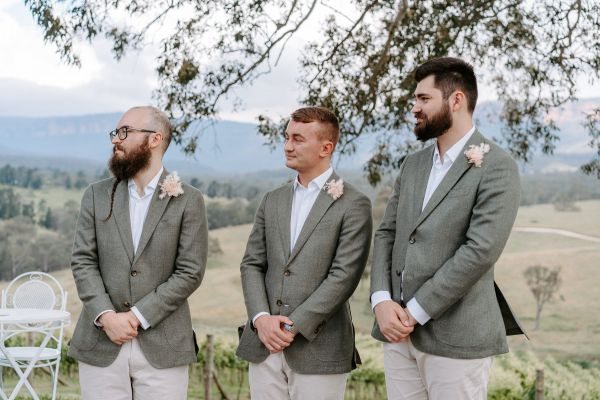 Claire and Brayden's wedding day in Megalong Valley, frame 076