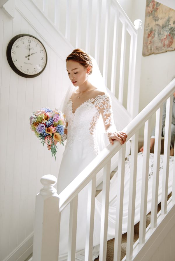 The couple's wedding day in Blue Mountains, frame 015