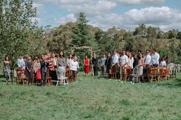 The couple's wedding day in Blue Mountains, frame 016