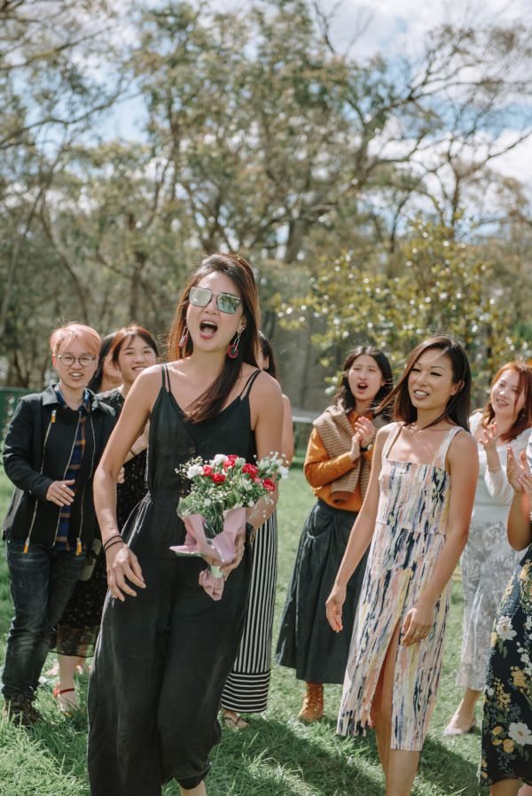 The couple's wedding day in Blue Mountains, frame 041