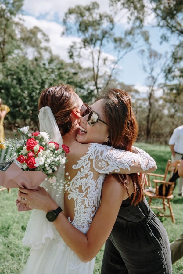The couple's wedding day in Blue Mountains, frame 042