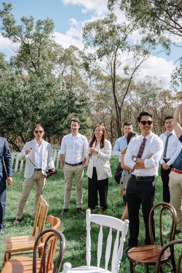 The couple's wedding day in Blue Mountains, frame 043